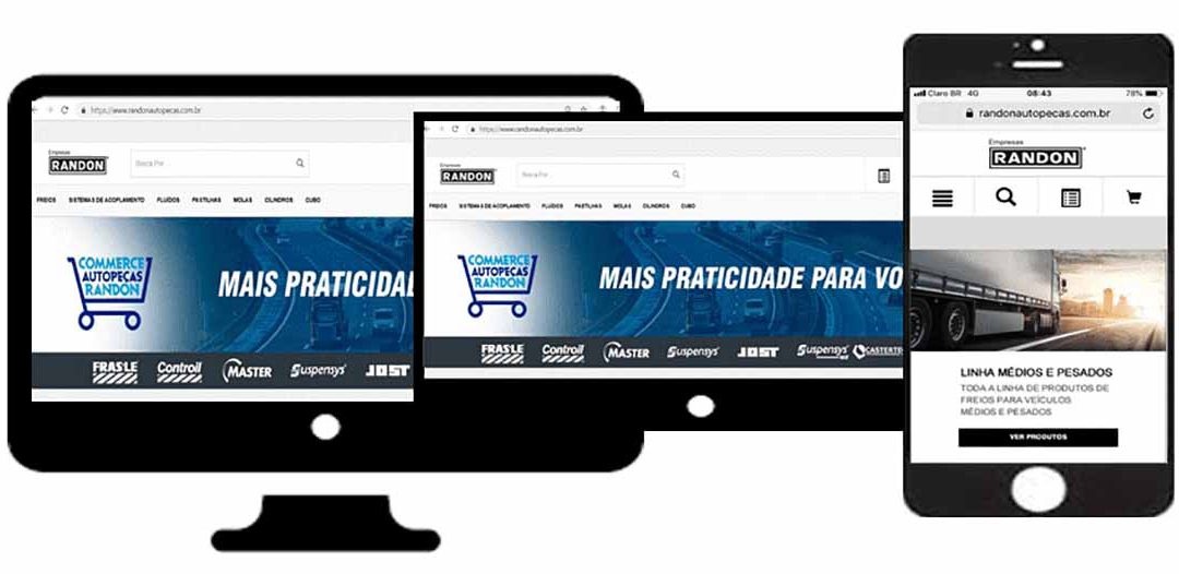 Nova plataforma de e-commerce integra todas as marcas do grupo Randon