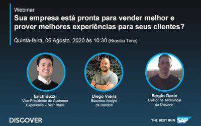 SAP e Discover Promovem Webinar Sobre os Desafios do e-Commerce