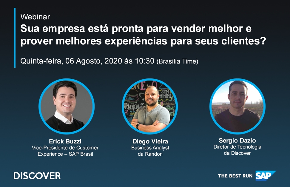 SAP e Discover Promovem Webinar Sobre os Desafios do e-Commerce